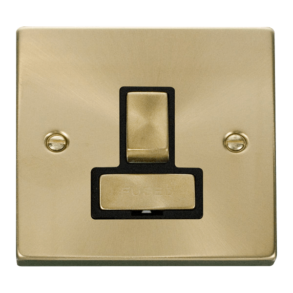 Click VPSB751BK 13A Fused 'Ingot' Switched Connection Unit - Black