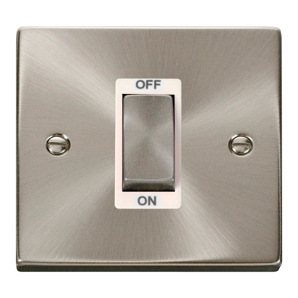 Click VPSC500WH Deco 45A 1 Gang Light Switch