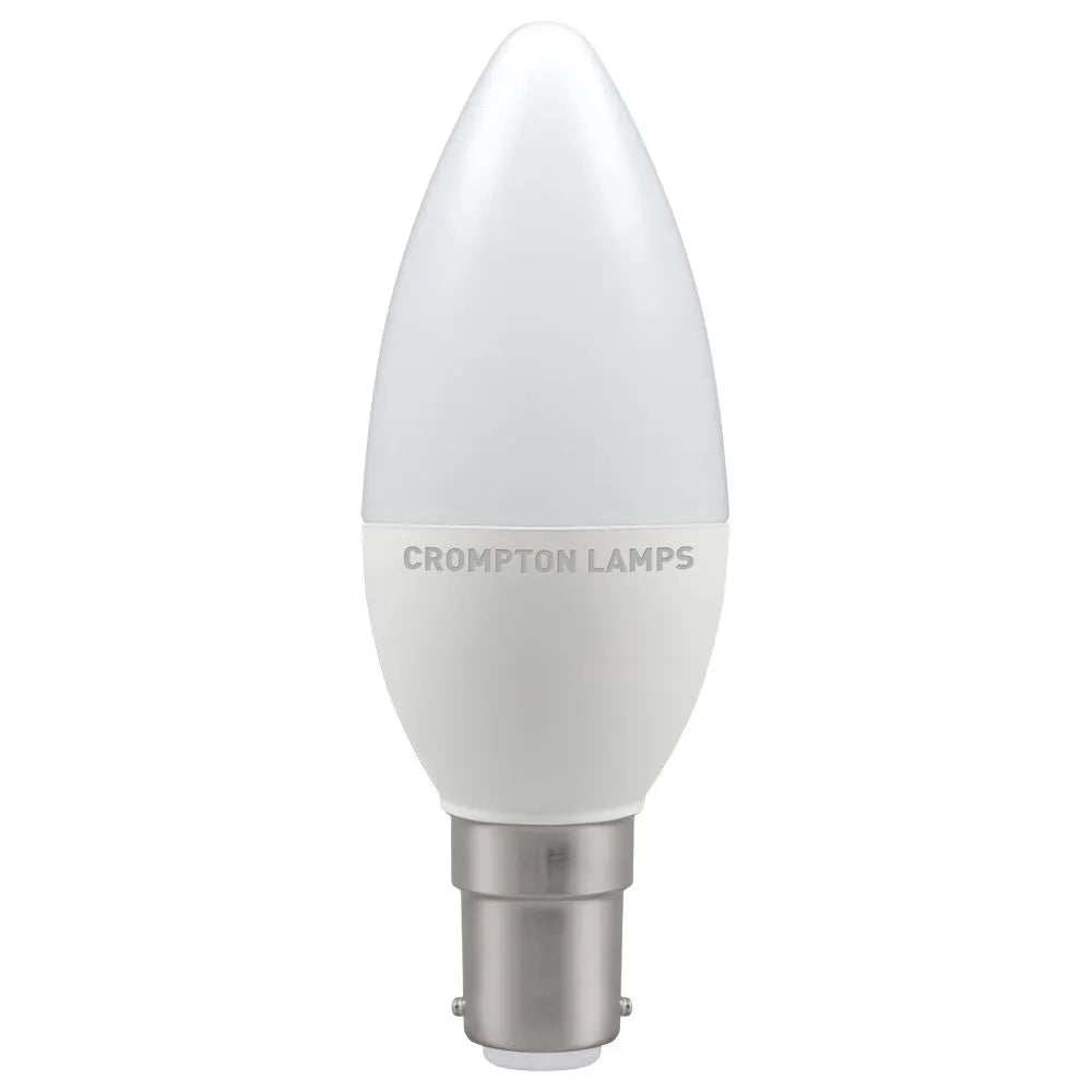 Crompton 11304 5.5W SBC LED Non-Dimmable Candle Lamp 2700K
