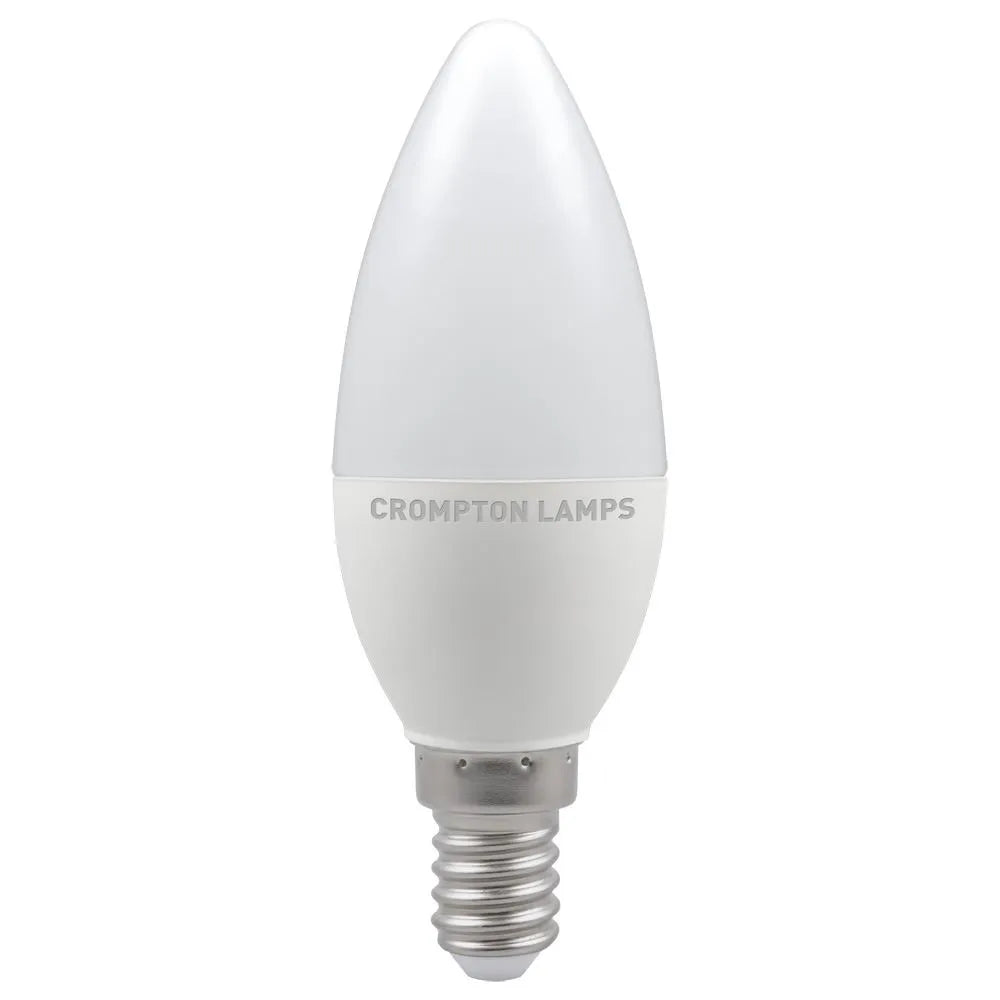 Crompton 13490 5W SES Dimmable Candle Lamp Opal 2700K