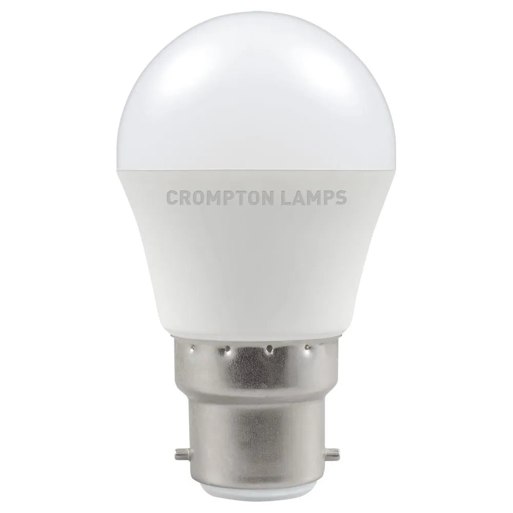 Crompton 13568 5W BC Dimmable Golf Ball Lamp 2700K