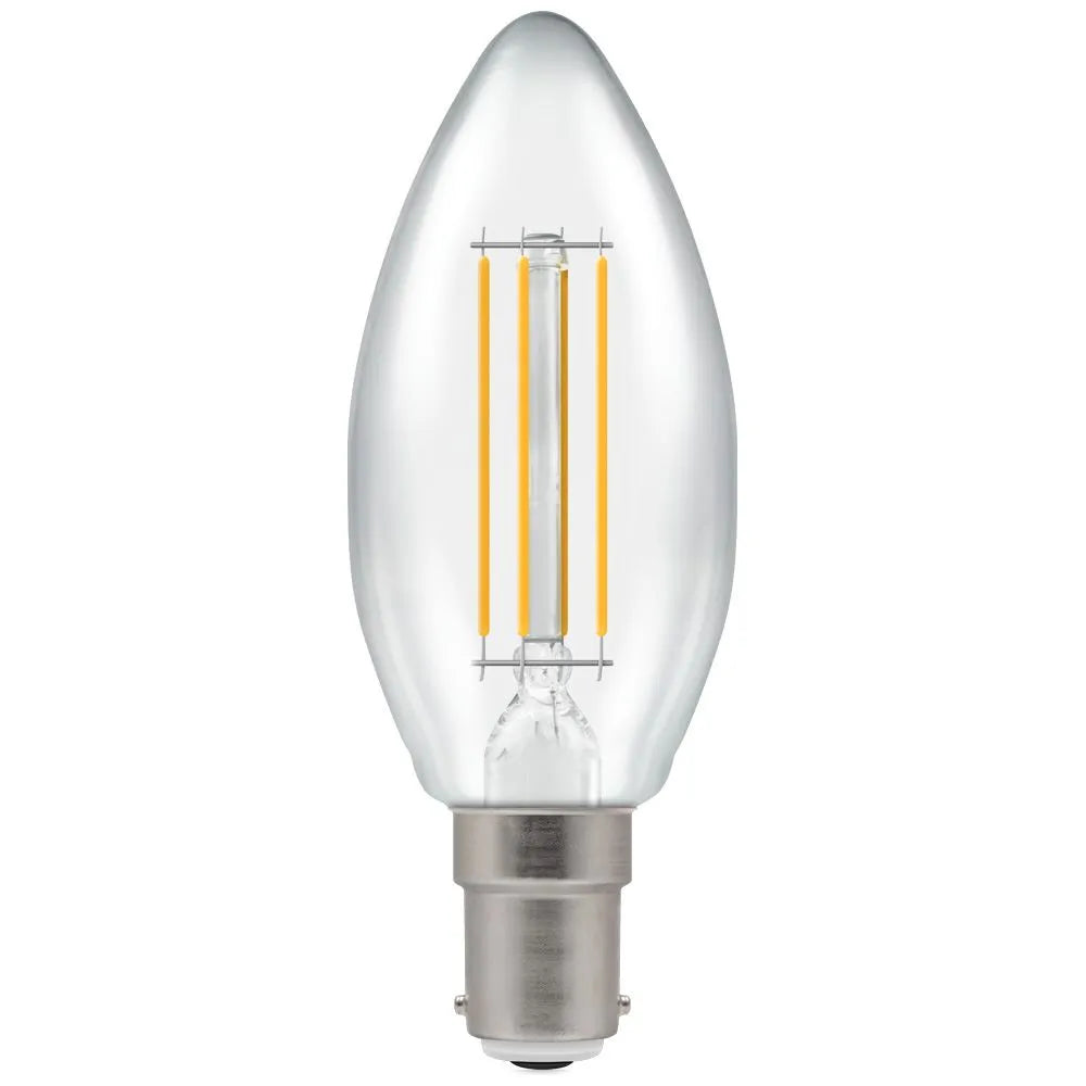 Crompton 7147 5W SBC LED Dimmable Filament Candle