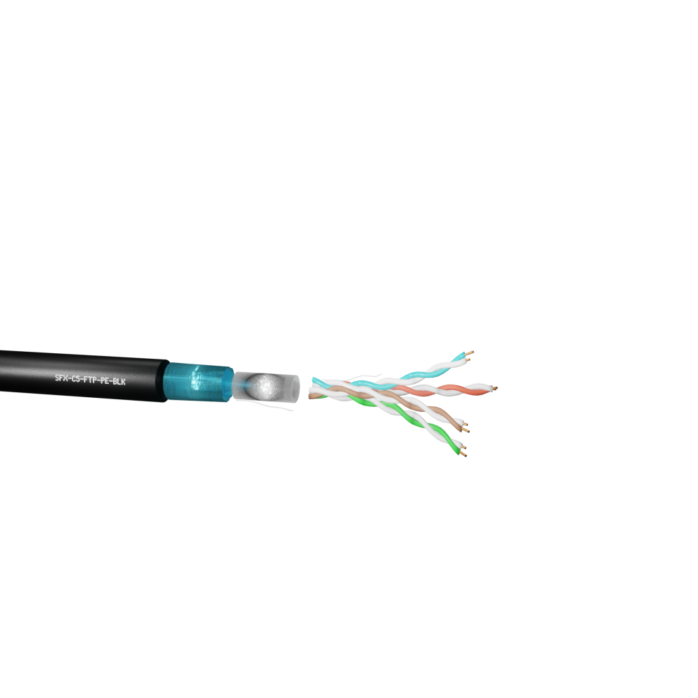 Data Category 5e, 4 pair FTP PE Cable