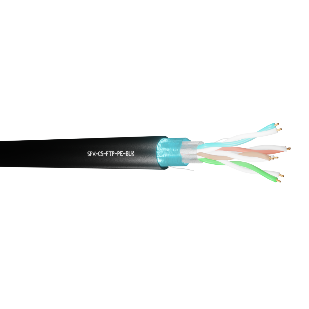Data Category 5e, 4 pair FTP PE Cable