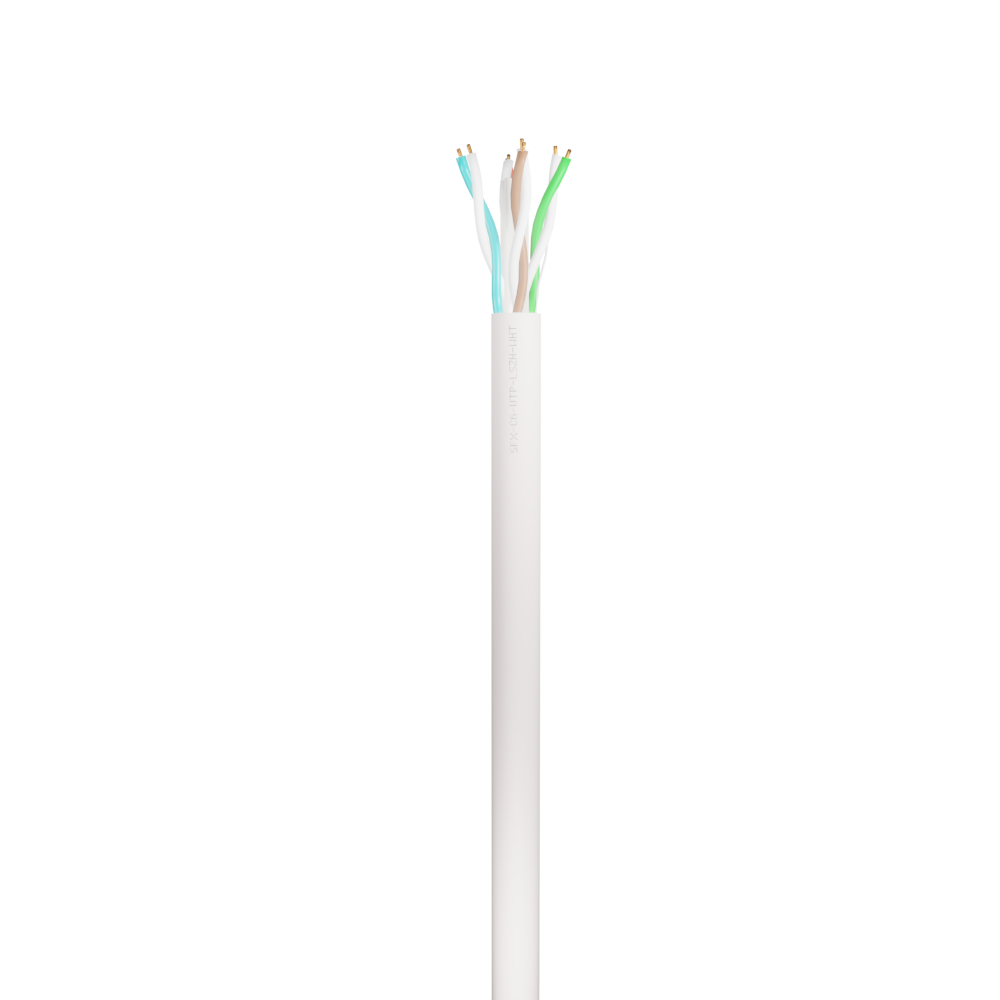 Data Category 6, 4 pair UTP LSZH Cable