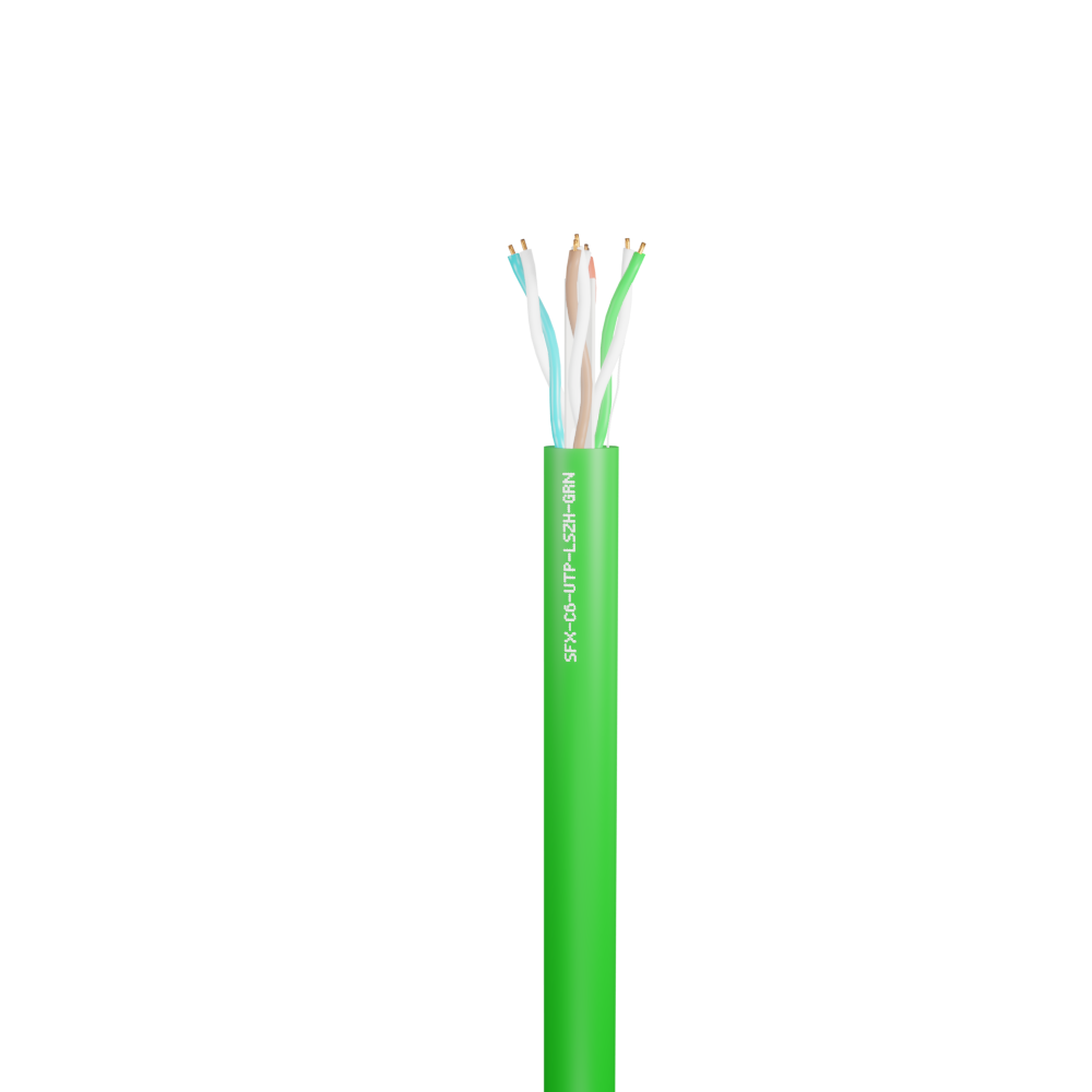 Data Category 6, 4 pair UTP LSZH Cable