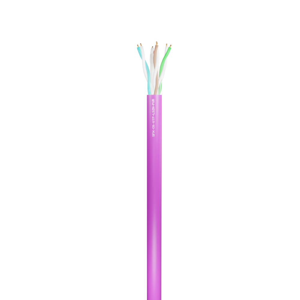 Data Category 6, 4 pair UTP LSZH Cable