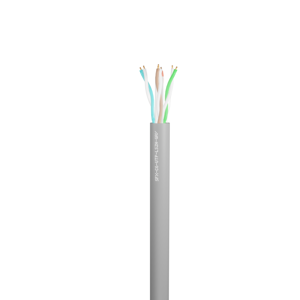 Data Category 6, 4 pair UTP LSZH Cable