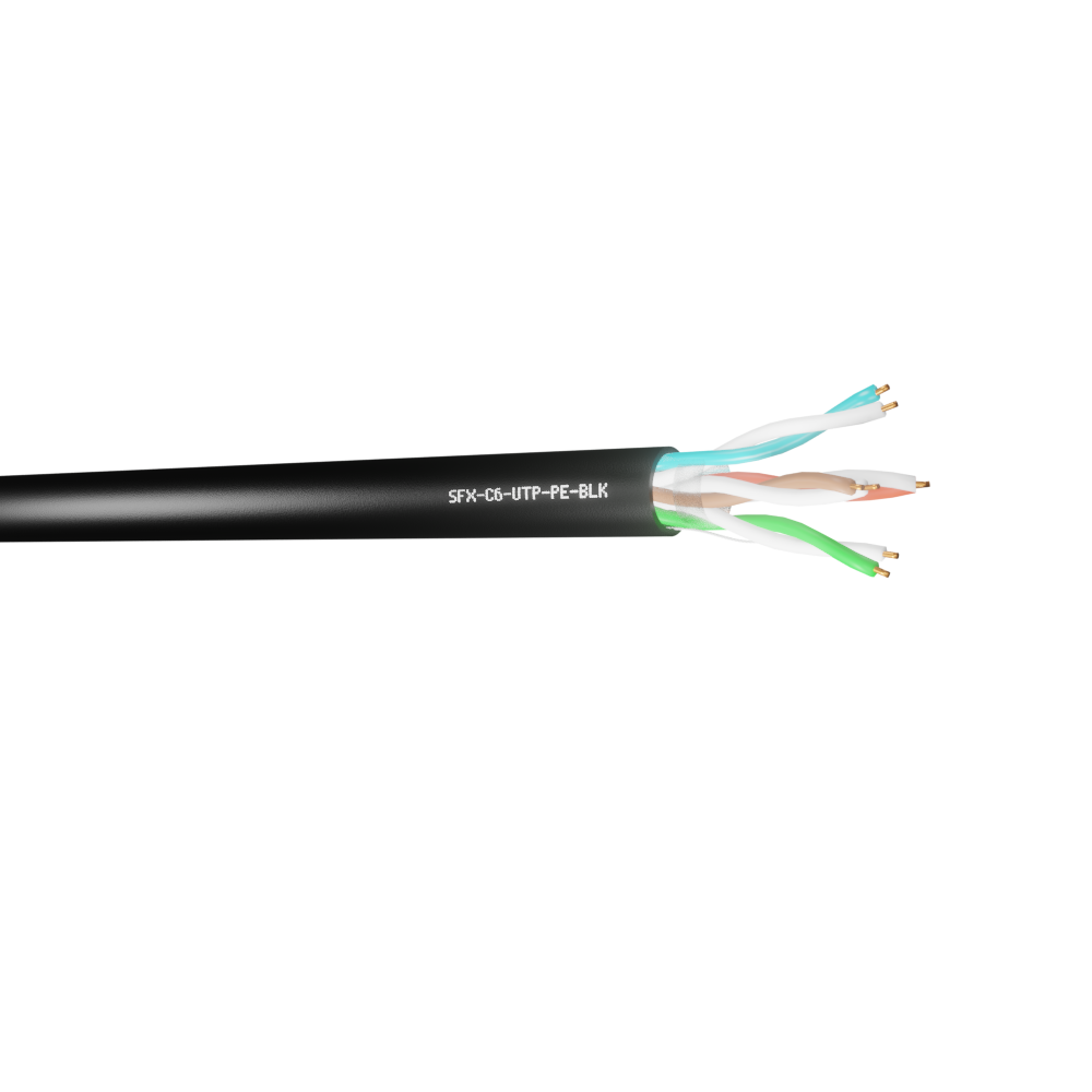 Data Category 6, 4 pair UTP PE Cable