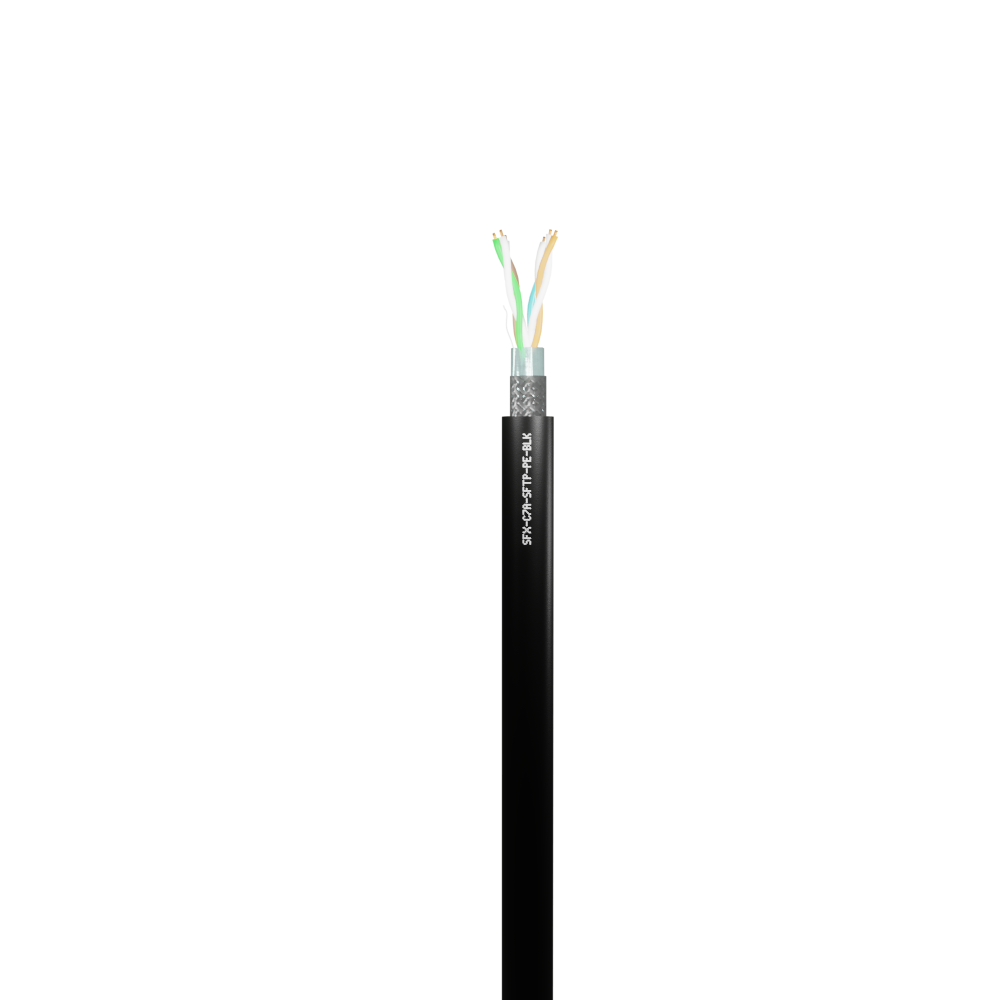 Data Category 7A, 4 pair S/FTP PE Cable