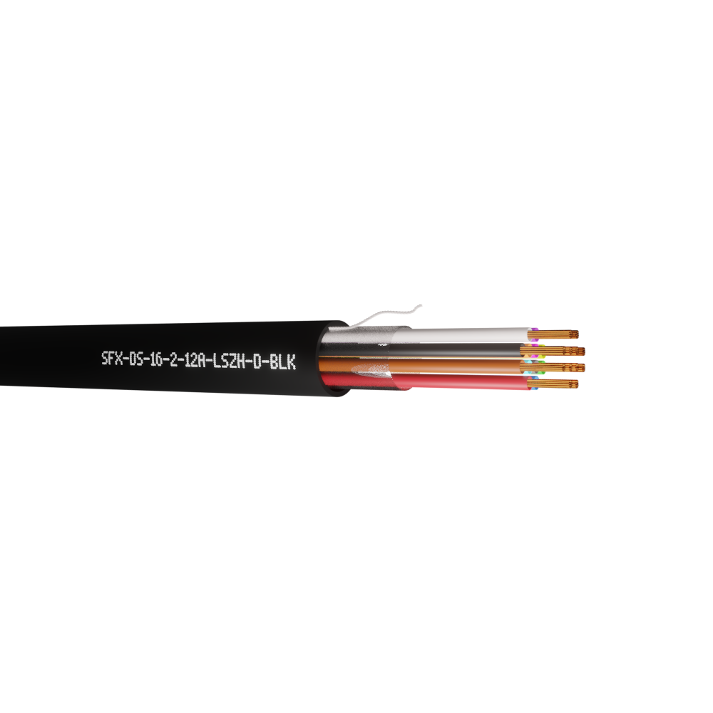 Defence Standard 16 x 0.2mm 12 Core Unscreened Dca LSZH Cable