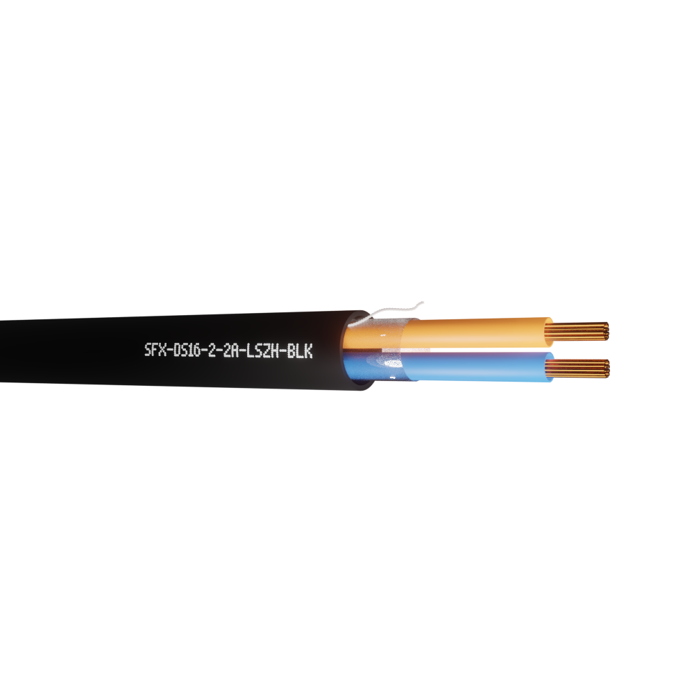 Defence Standard 16 x 0.2mm 2 Core Unscreened LSZH Cable