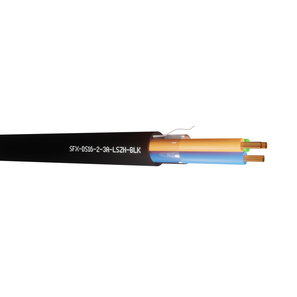 Defence Standard 16 x 0.2mm 3 Core Unscreened LSZH Cable