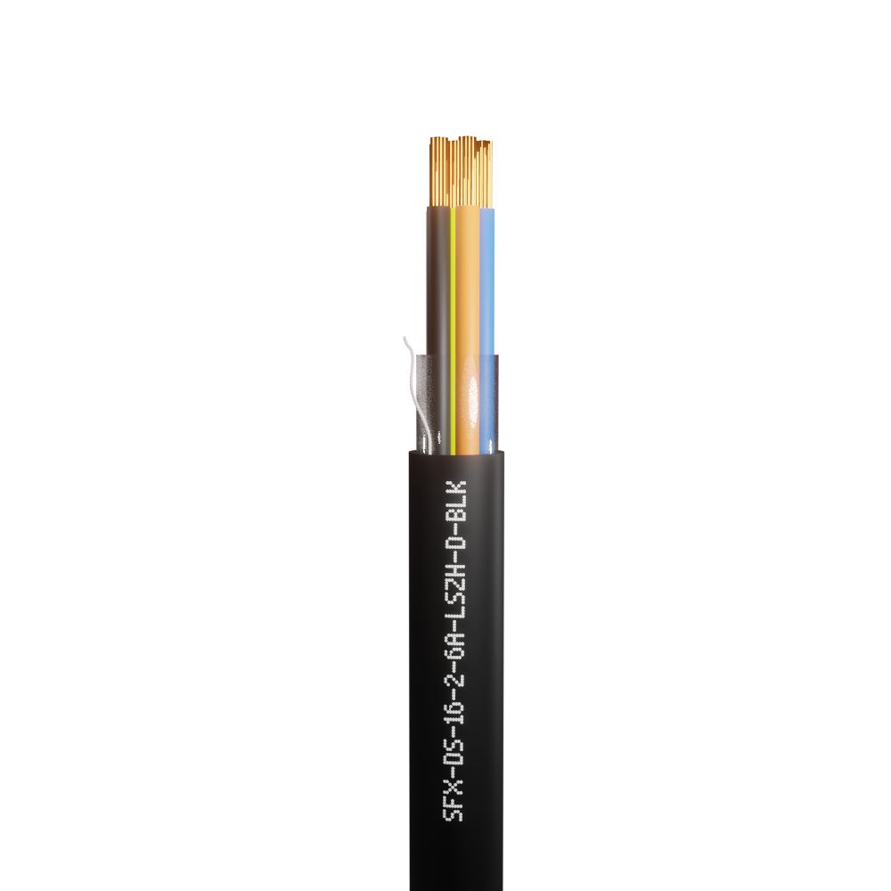Defence Standard 16 x 0.2mm 6 Core Unscreened Dca LSZH Cable