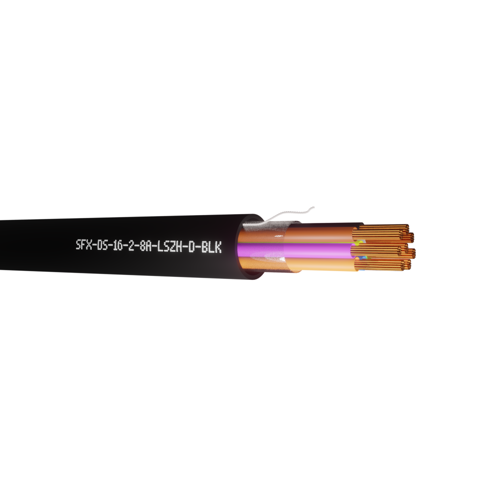 Defence Standard 16 x 0.2mm 8 Core Unscreened Dca LSZH Cable
