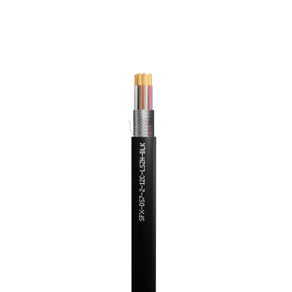 Defence Standard 7 x 0.2mm 12 Core TCWB Screened LSZH Cable