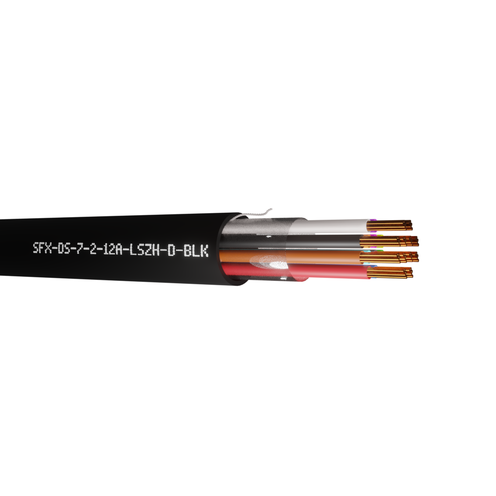 Defence Standard 7 x 0.2mm 12 Core Unscreened Dca LSZH Cable