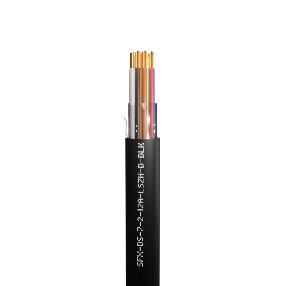 Defence Standard 7 x 0.2mm 12 Core Unscreened Dca LSZH Cable