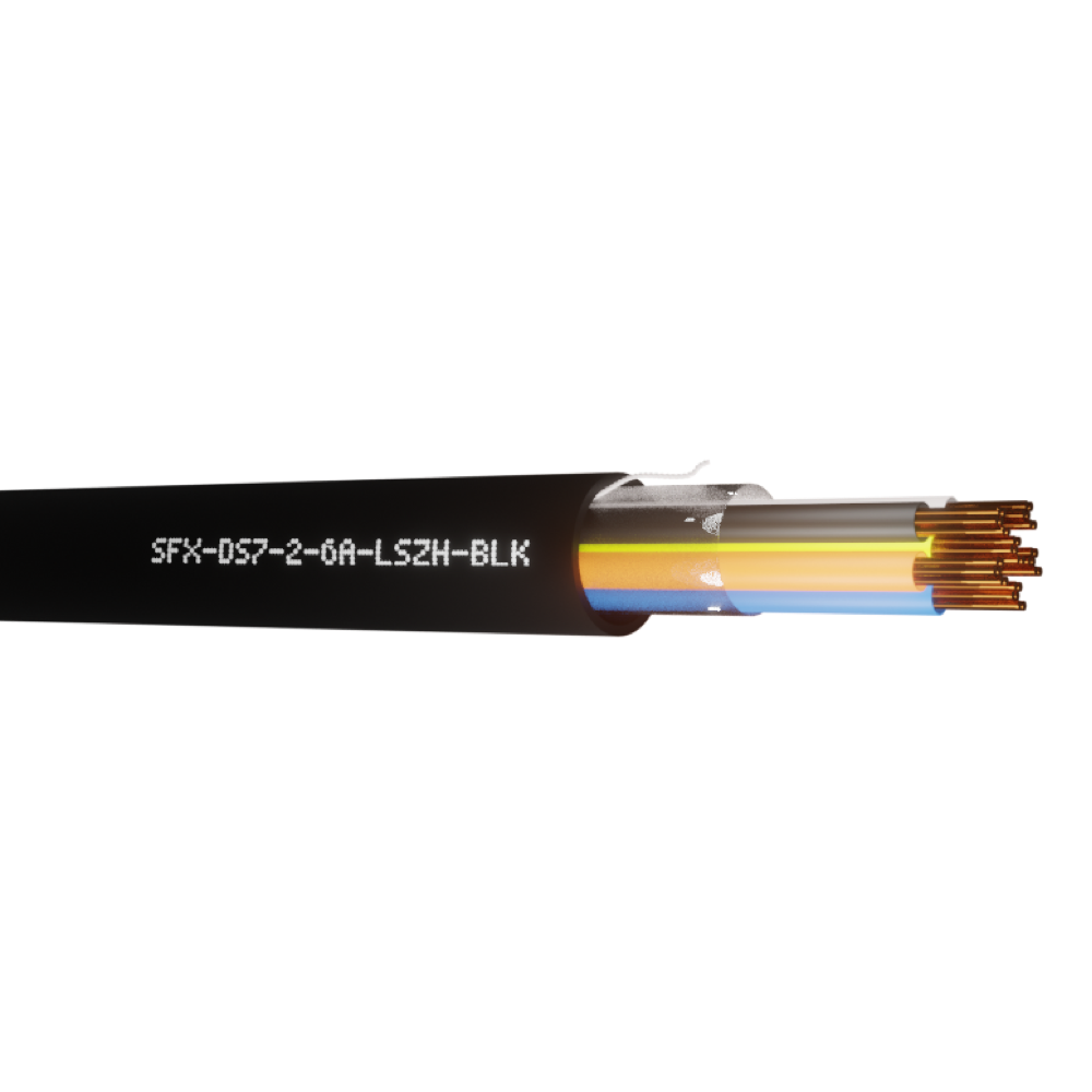 Defence Standard 7 x 0.2mm 6 Core Unscreened LSZH Cable