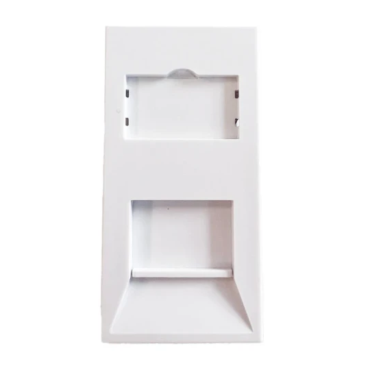 Deta S1433 CAT5E RJ45 Module 25 x 50mm White