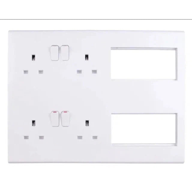 Deta S1988 Slimline Media Plate Socket