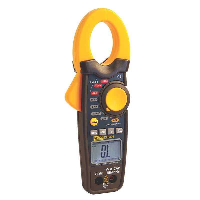 Di-Log DL6404 1000 Amp AC/DC RMS Digital Clamp Meter