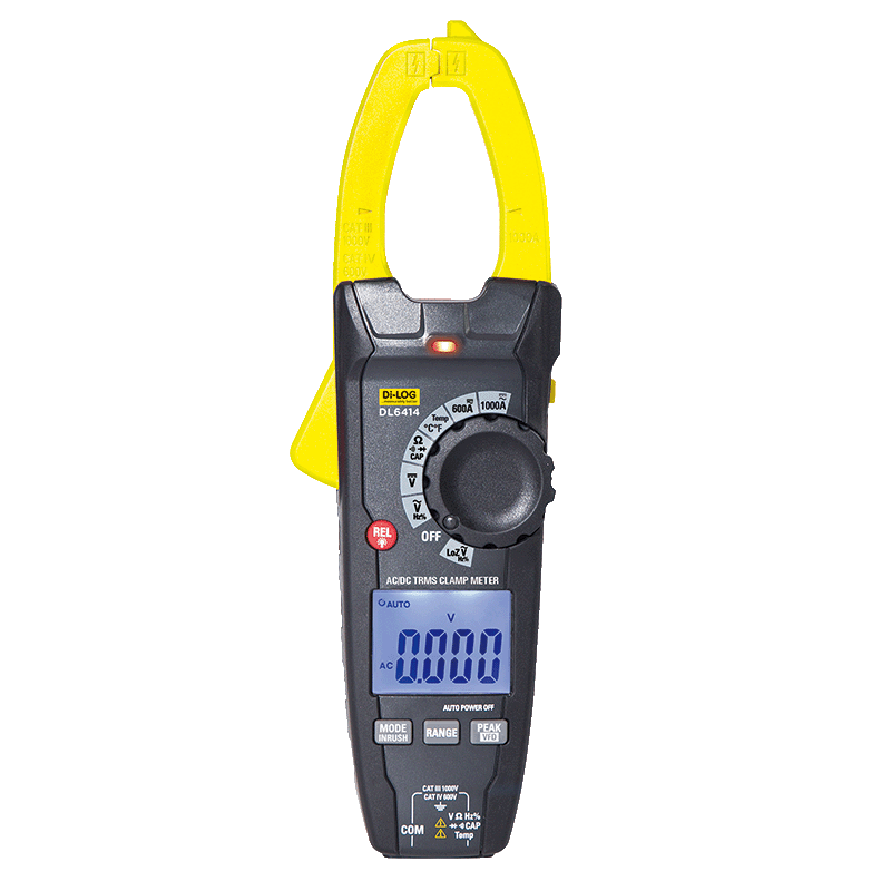 Di-Log DL6414 TRMS 1000A AC/DC Clamp Meter