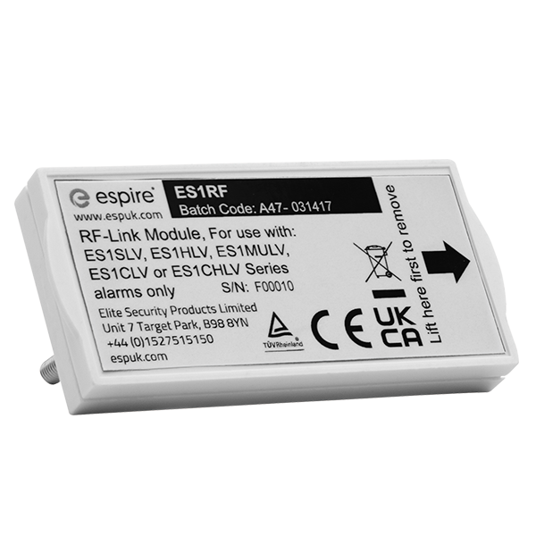 ESP Espire ES1RF Alarm RF Module for Mains Powered Alarms with Lithium Battery Backup