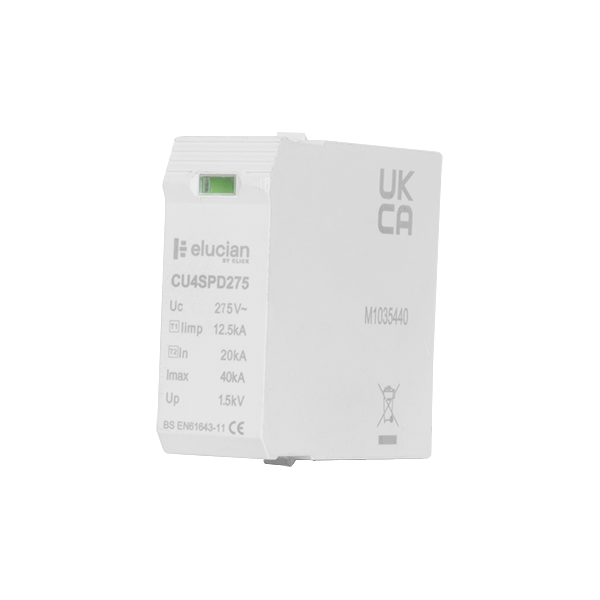 Elucian CU4SPDC275 275V 40kA Type 1&2 SPD Cartridge