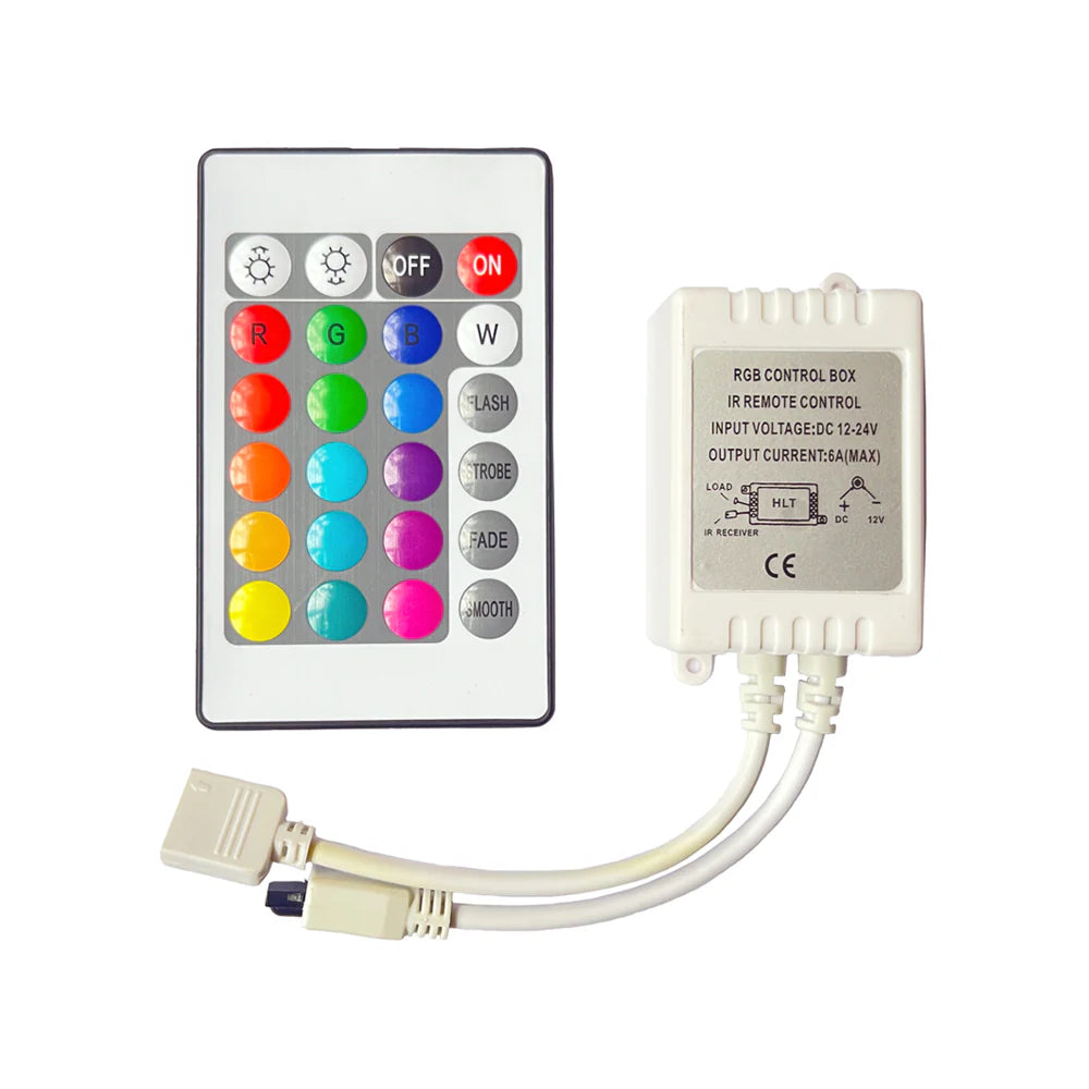 Ener-j ACC1076 RGB Mini Controller with 24 button IR Remote for T483