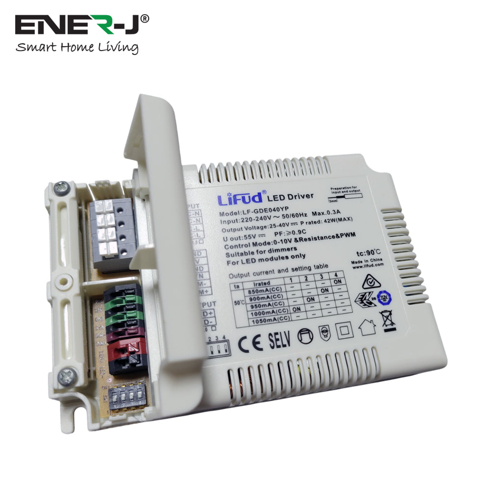 Ener-j E001 40W Lifud no flicker 0-10V Dimmable Driver