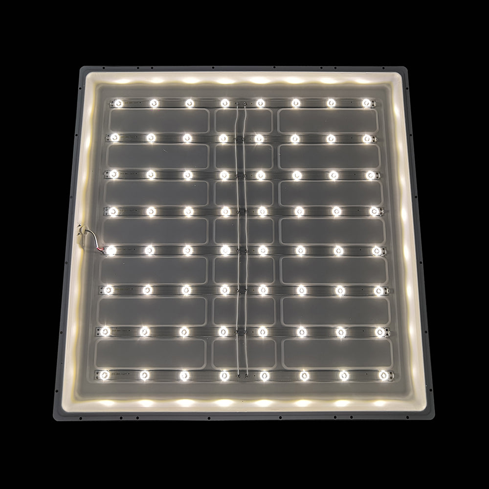 Ener-j E136 595x595mm LED Backlit Panel with UGR<19, 100 Lm/W, No Flicker CE driver, 4000K Pack of 2