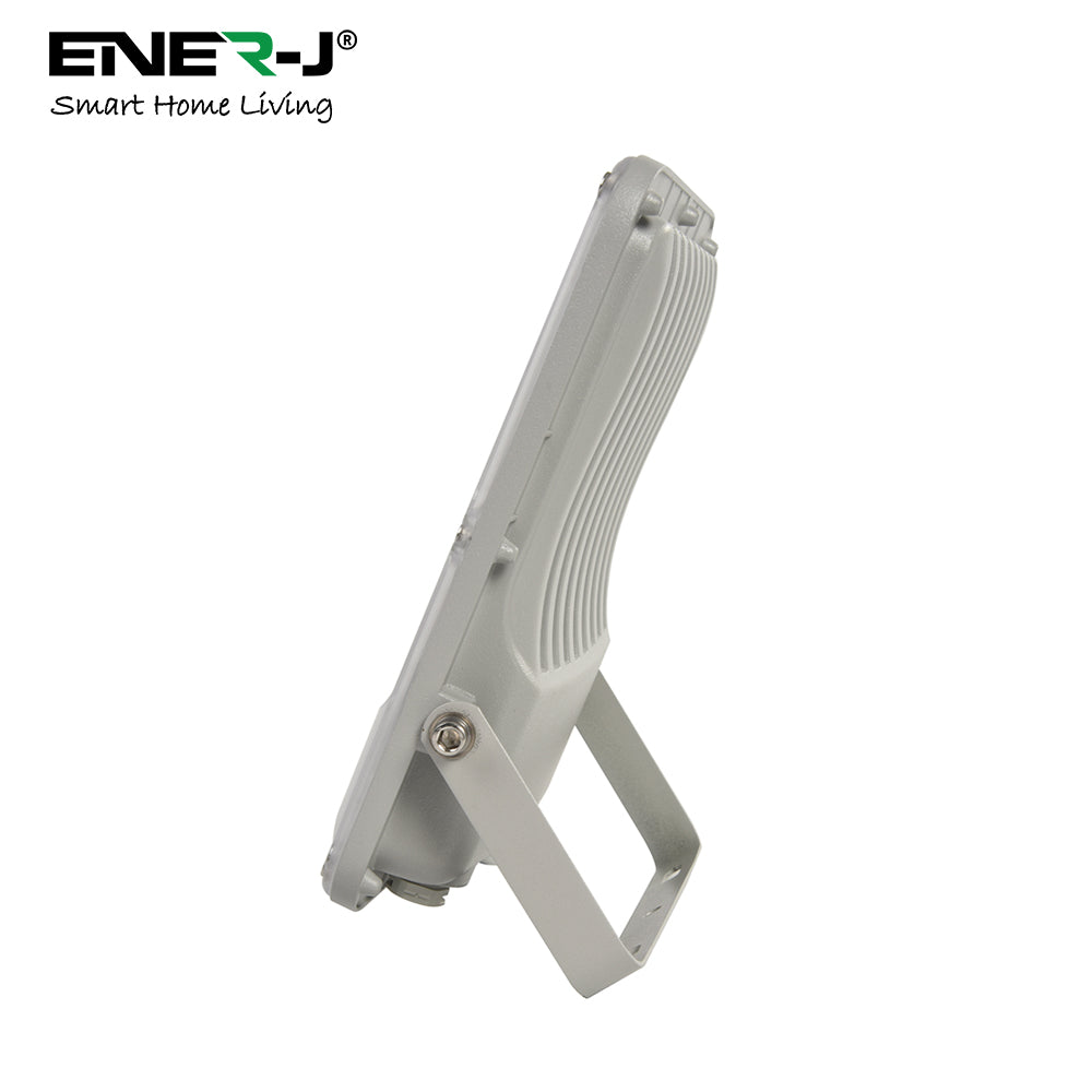 Ener-j E190 50W LED Floodlights with Solar Panels, 12W Solar Panel, 10AH Battery, 1100 lumens