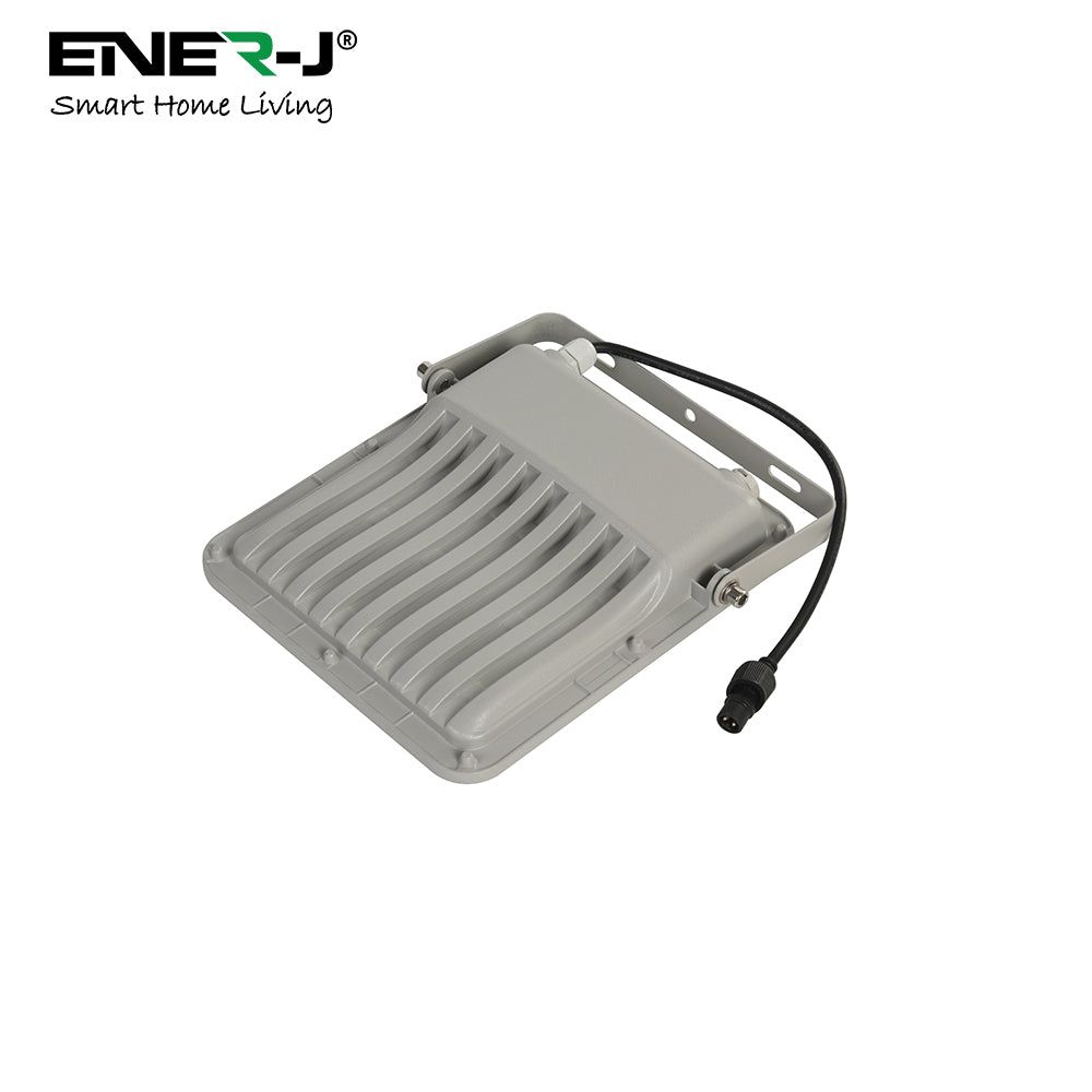 Ener-j E190 50W LED Floodlights with Solar Panels, 12W Solar Panel, 10AH Battery, 1100 lumens