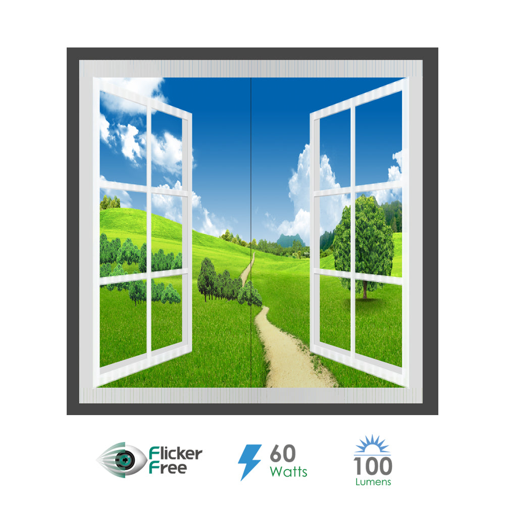 Ener-j E804 1200x600mm Landscape Surface Panel with Grassland and Sky 2D Design Pack of 2