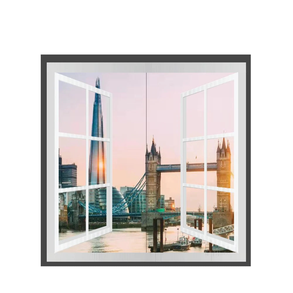 Ener-j E805 1200x600mm Landscape Surface Panel with London Skyline & Bridge 2D Design Pack of 2