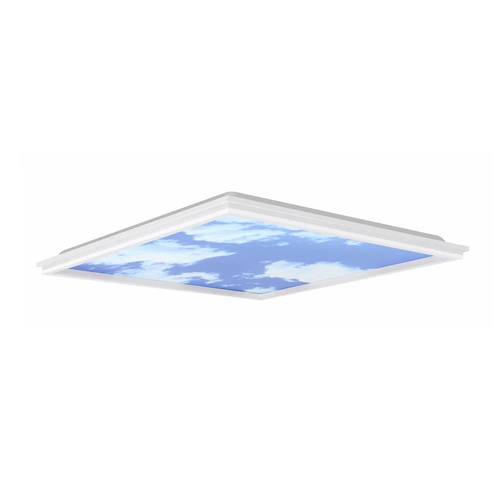 Ener-j E812 SKY Cloud 2D with Borderline LED Backlit Panel, 600x600mm, 40W Pack of 2
