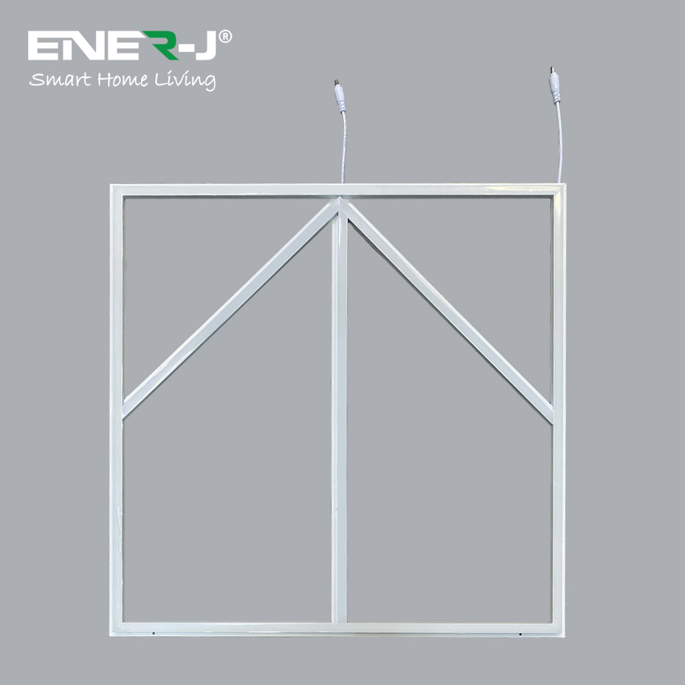 Ener-j E819 600x600mm LED Frame Panel Light 6000K with Blue Arrow Design, 40W with 4000 Lumens Pack of 2