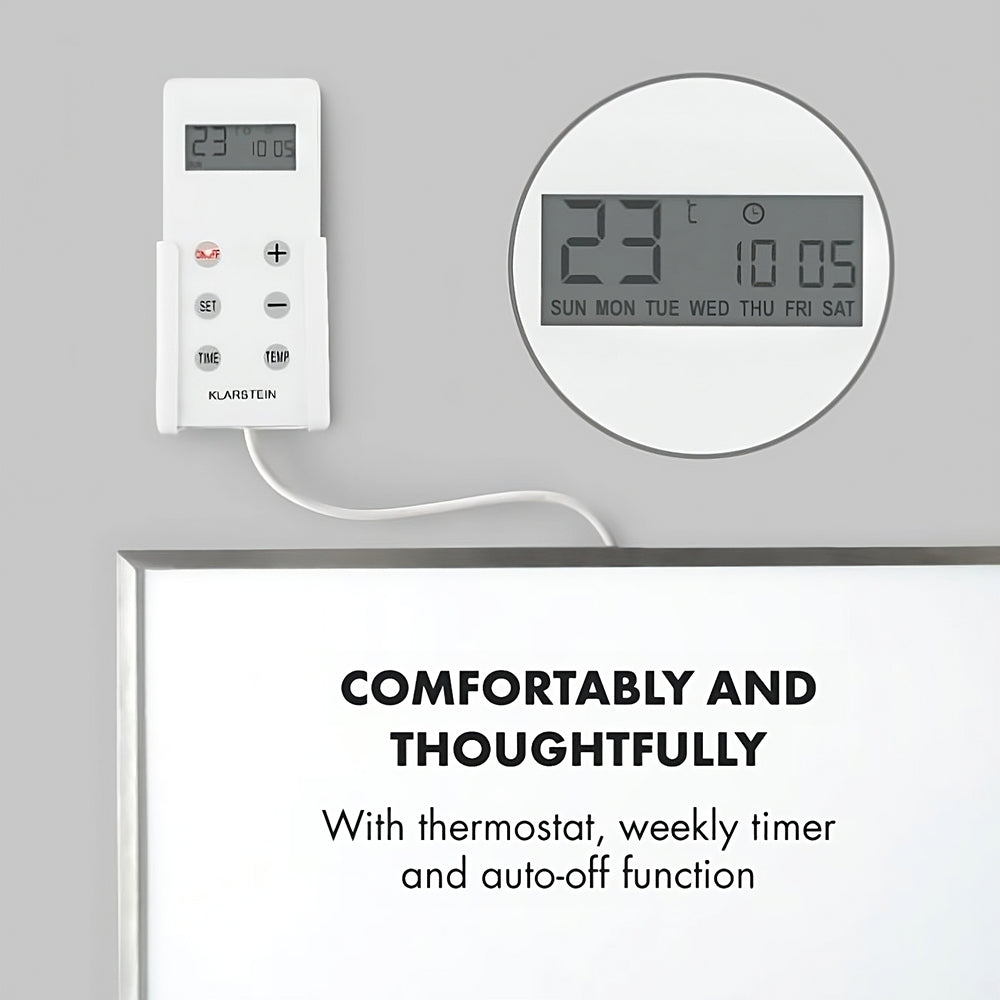 Ener-j IH1007 1195x595mm Infrared Heating Panel, White Body, 720W