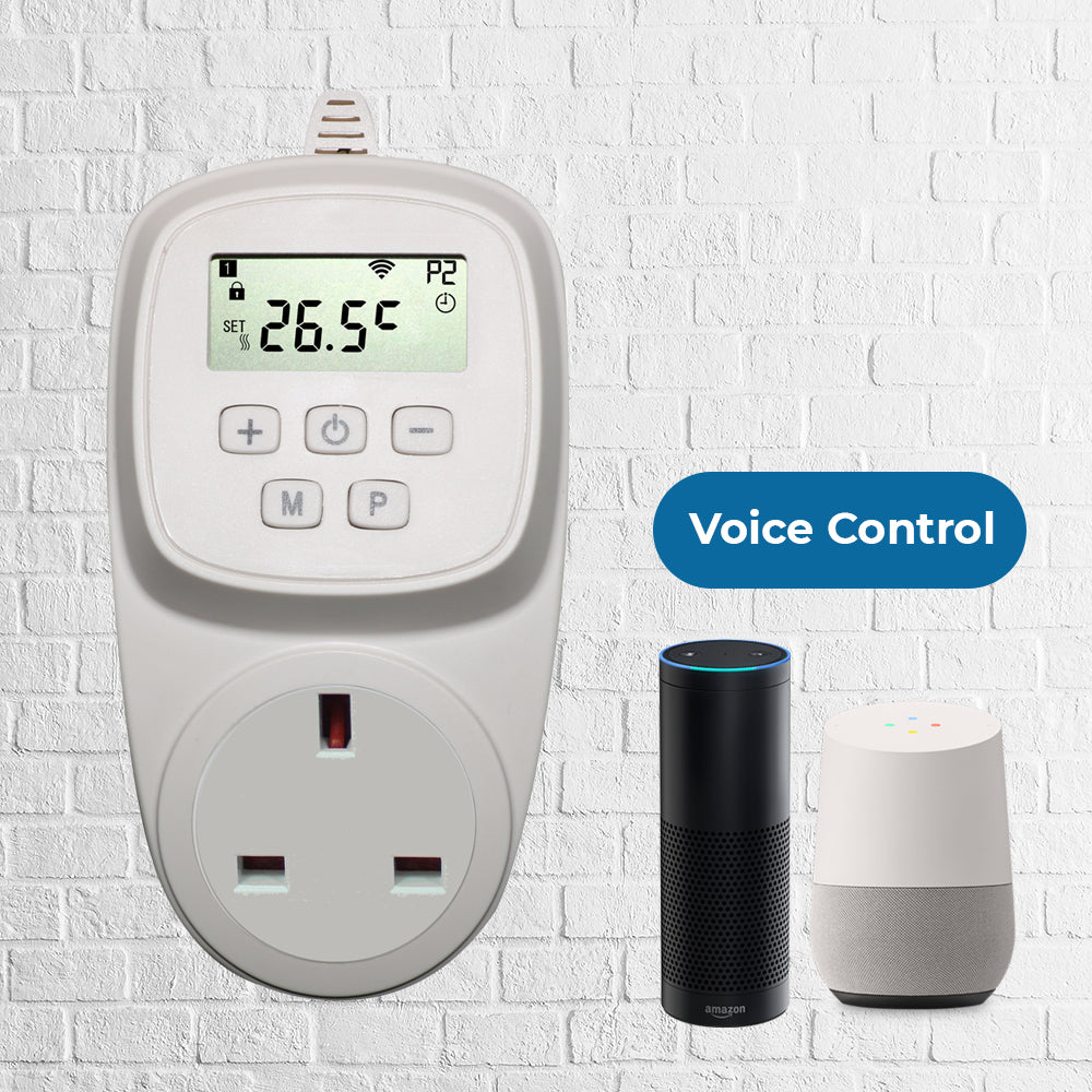 Ener-j IH1041 Wifi Thermostat for Infrared heating panel with UK Plug, Max 3680W