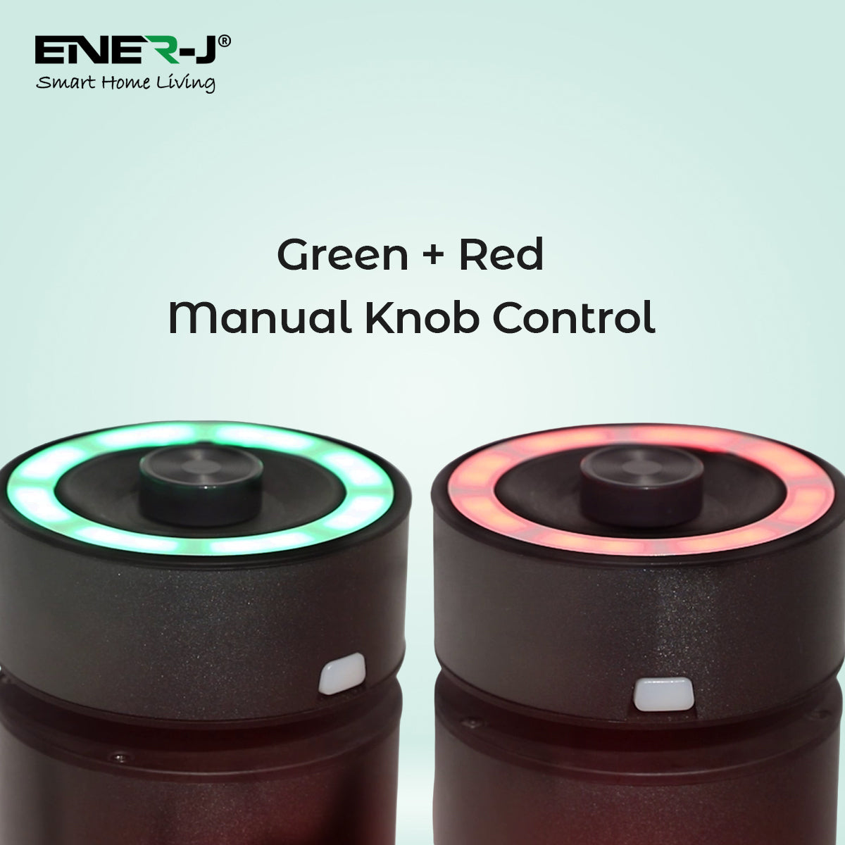 Ener-j IH1047 Portable Infrared Heater 8 Heat Settings, Green and Red colour Knob, IP65