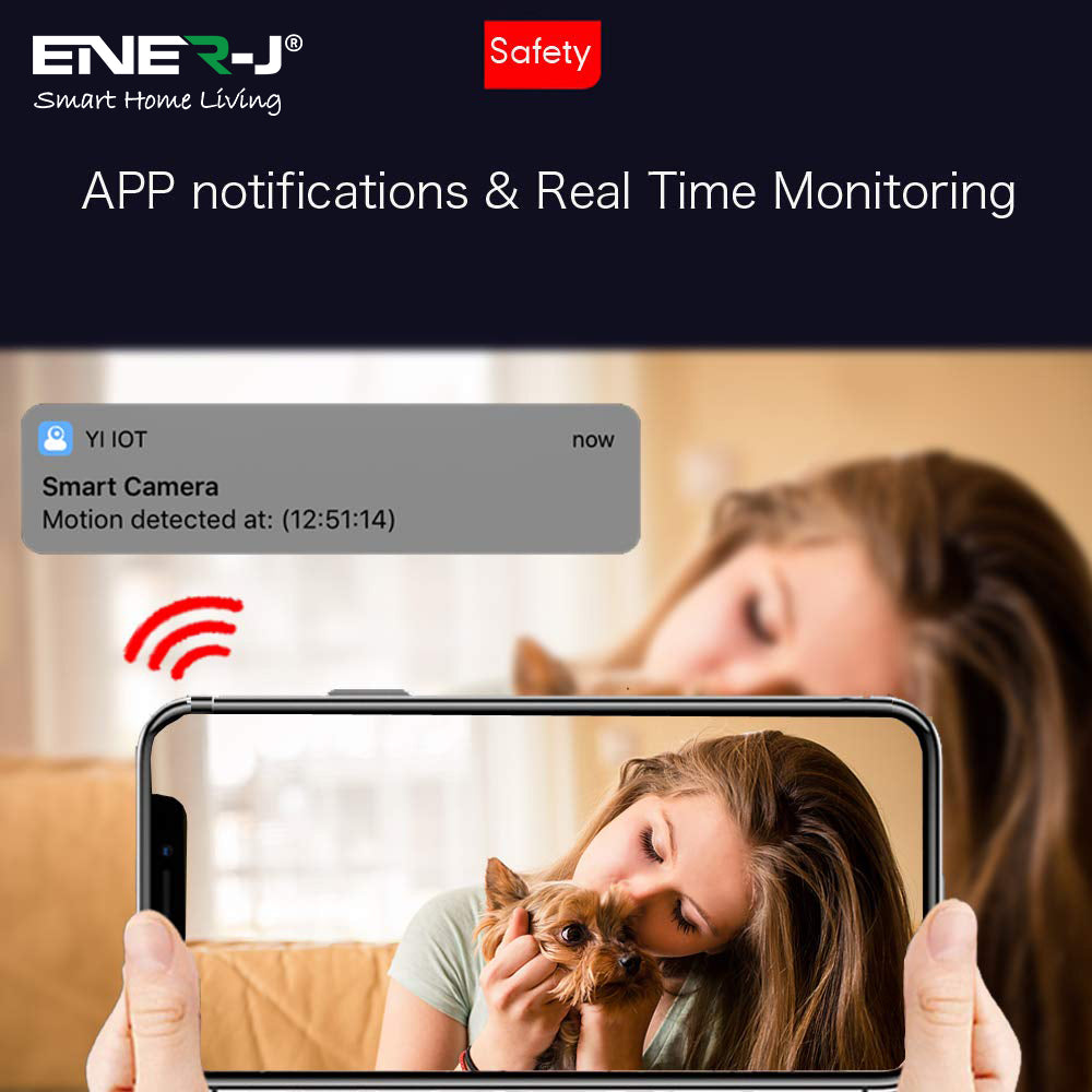 Ener-j IPC1020 Smart WiFi Indoor IP Camera with Auto Tracker