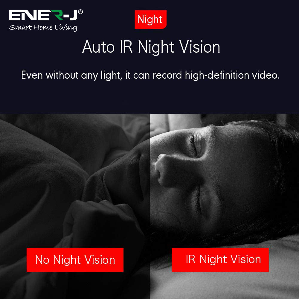 Ener-j IPC1020 Smart WiFi Indoor IP Camera with Auto Tracker