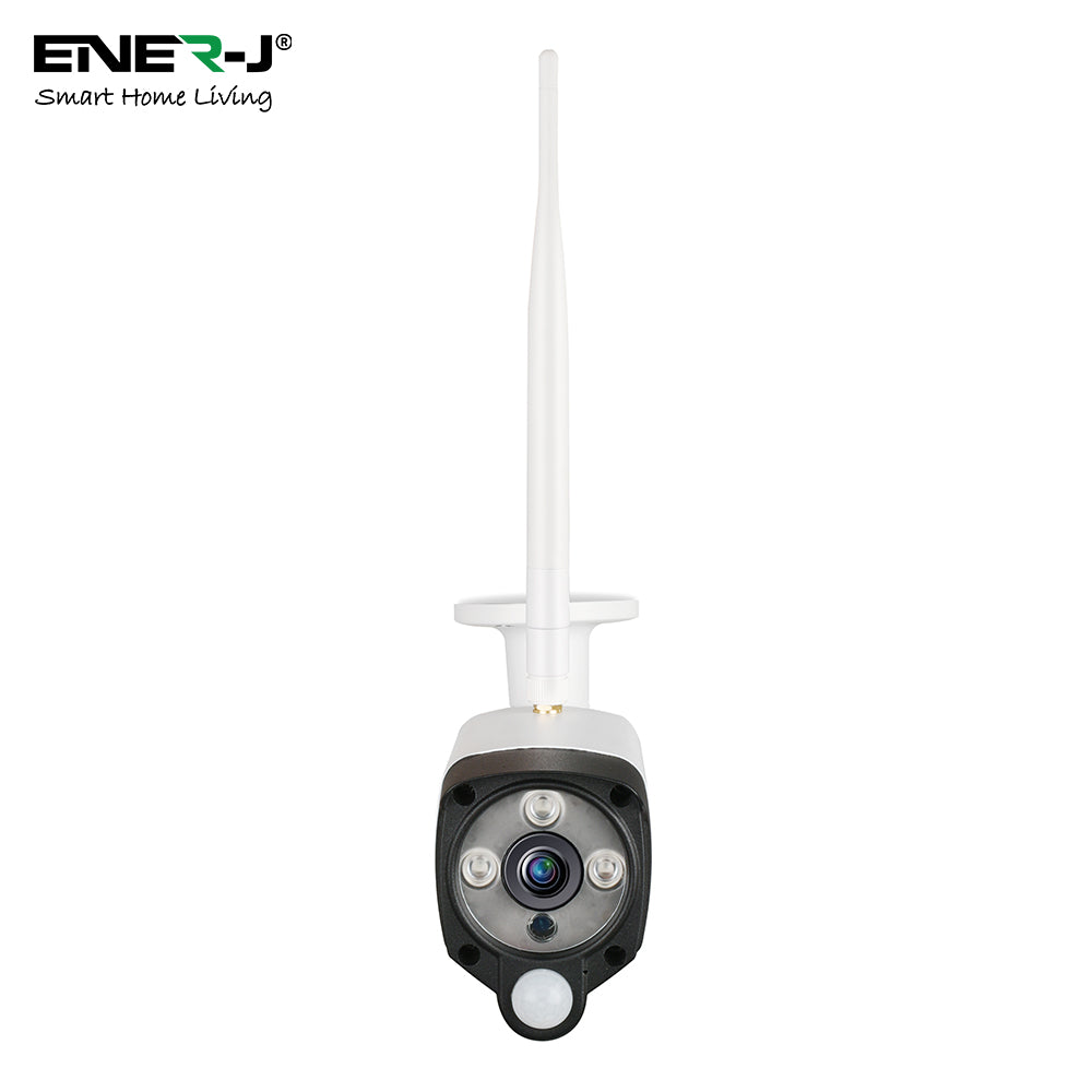 Ener-j IPC1026 Additional Outdoor IP Bullet Camera for IPC1025 Kit (2 way audio and motion sensor)