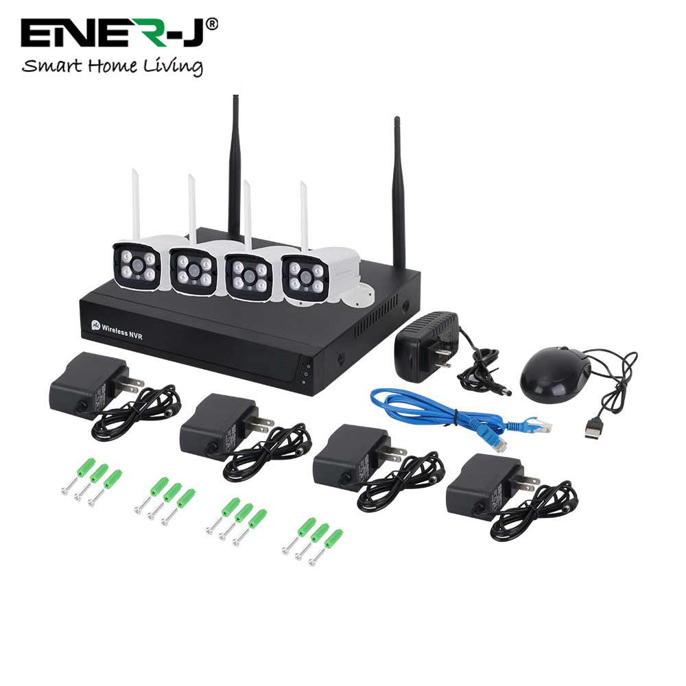 Ener-j IPC1030 WiFi NVR kit(8ch wireless NVR+4pc wireless camera) 2.0MP-1080P