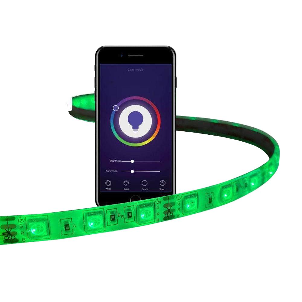 Ener-j SHA5212X Smart WiFi RGB LED Strip Plug and Play Kit 12V, 5 meters, IP65