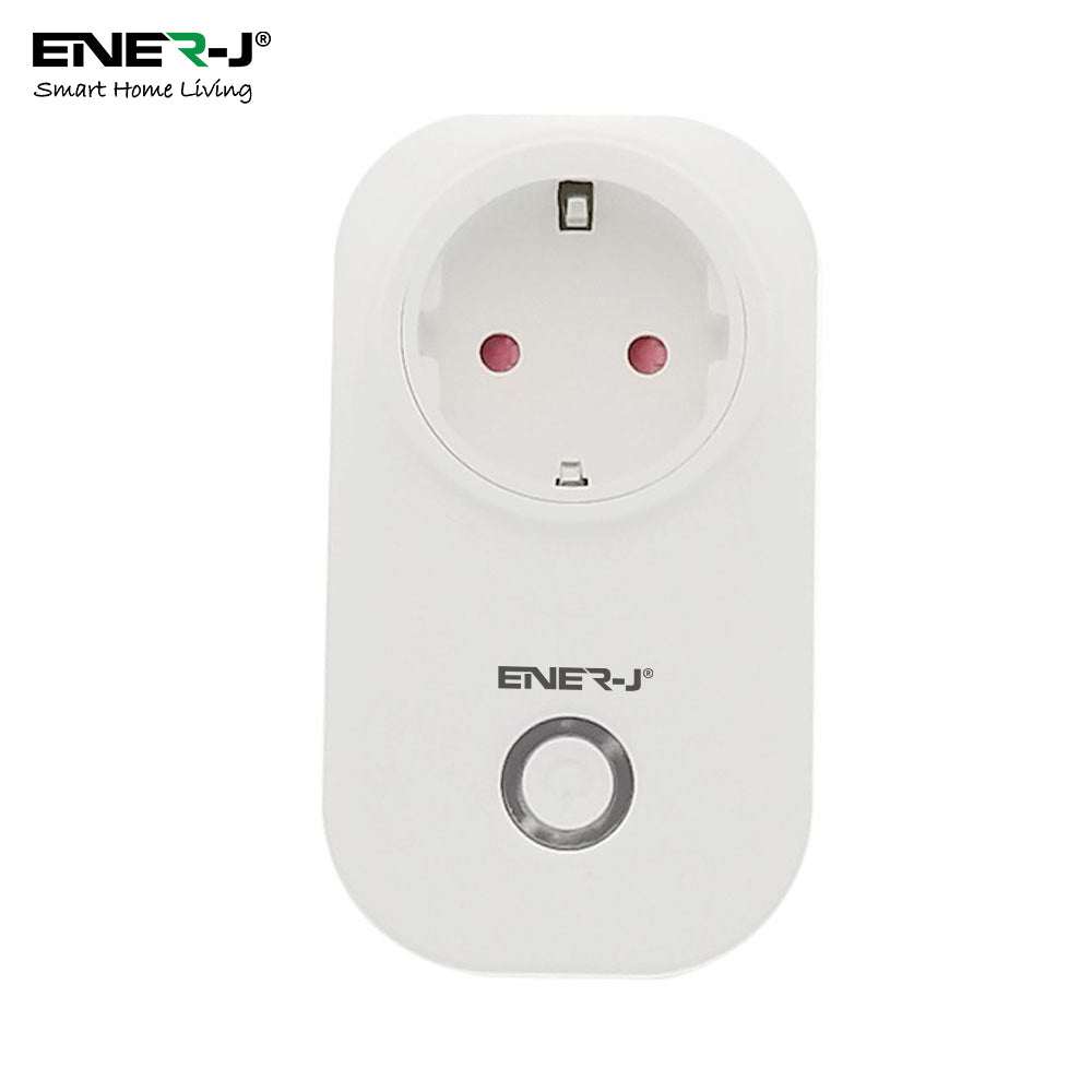 Ener-j SHA5280 WiFi Smart Plug with Energy Monitor, EU Plug (max 1600W)
