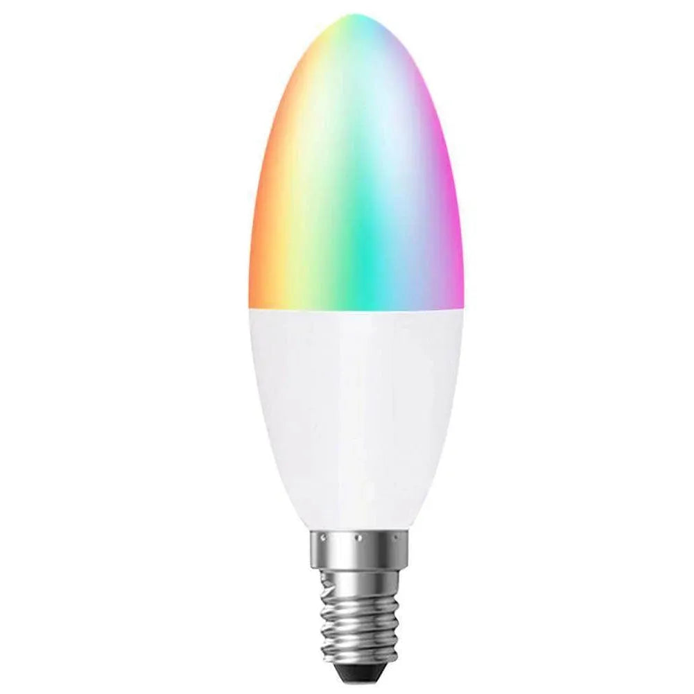 Ener-j SHA5287-3 Smart WiFi E14 LED Candle Bulb 4.5W, RGB+W+WW, Dimmable Pack of 3