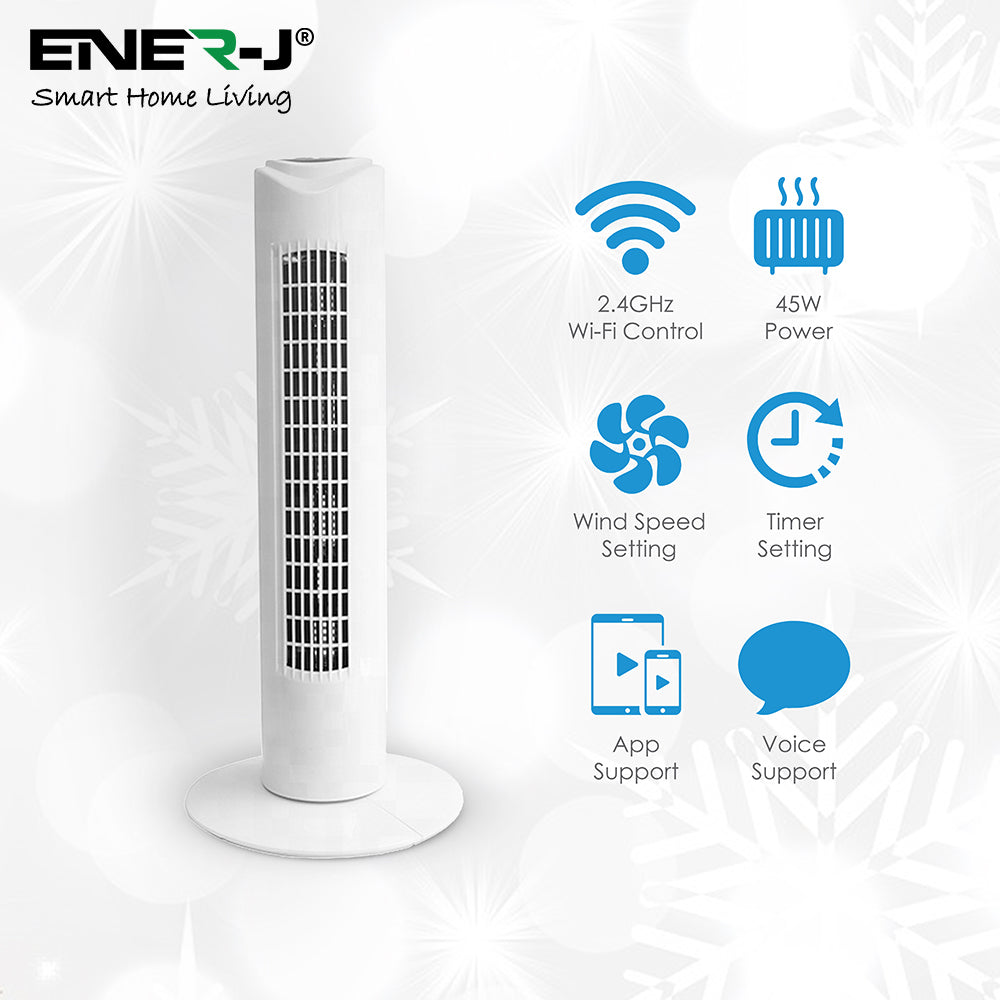 Ener-j SHA5288 Smart WiFi Tower Fan