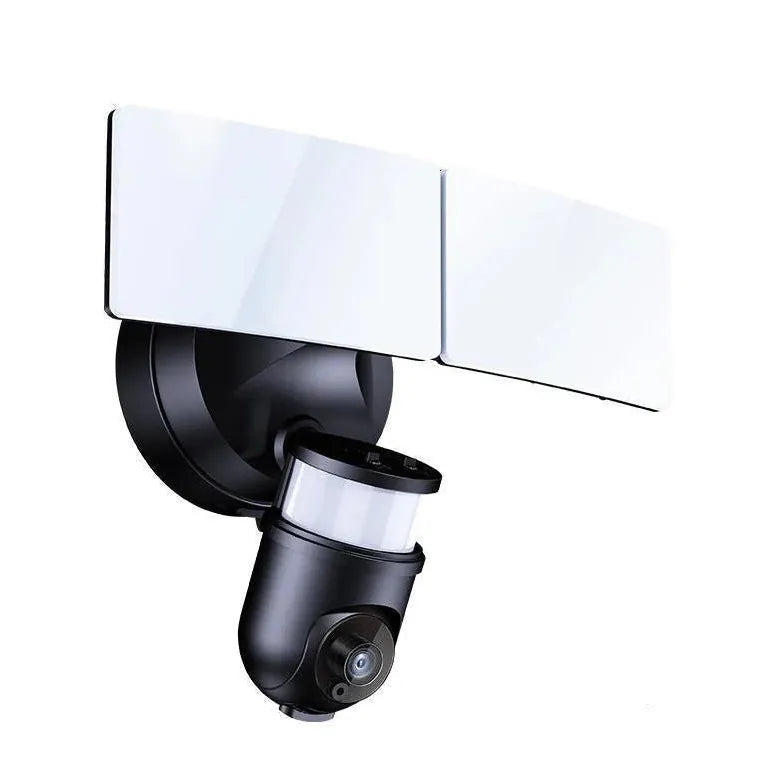 Ener-j SHA5294 Wifi Outdoor Security Kit with IP Camera and twin LED Floodlight, 2 way audio, Black